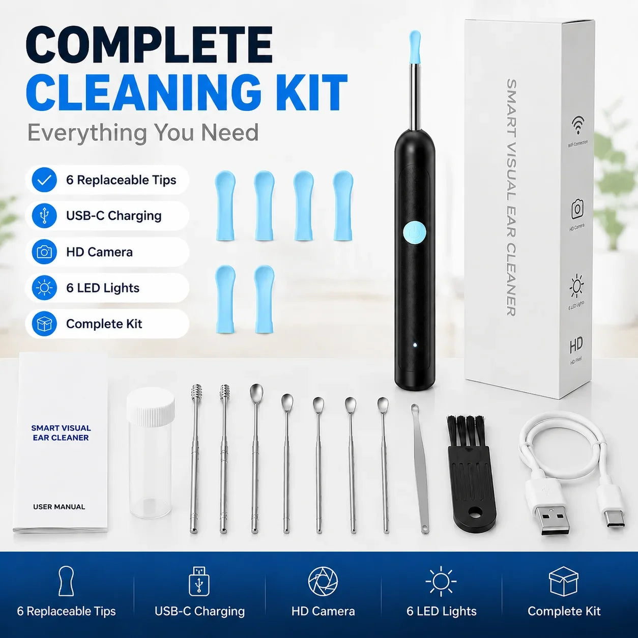 Smart HD Ear Inspection Scope